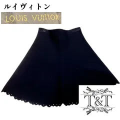 LOUIS VUITTON ルイヴィトンティアードスカート 黒34 LOUIS VUITTON ルイヴィトンティアードスカート 黒34