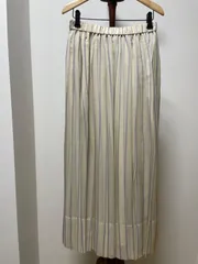 新品 ebure(エブール) オフホワイトベージュ プリーツロングスカート 2025年最新】ebure プリーツスカートの人気アイテム - メルカリ