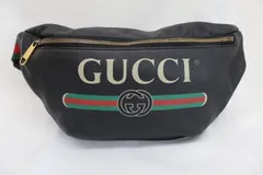GUCCI ウエストポーチ ボディバック GUCCI グッチ ウエストポーチ ボディバッグ シェリーライン キャンバス