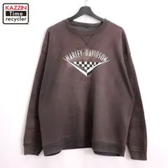 【激レア4XL☆US輸入】ハーレーダビットソン 刺繍スウェットトレーナー 635134998a406ac6deec27c65cf702