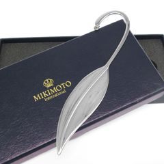 ミキモト MIKIMOTO ブックマーカー しおり 栞 パール シルバー ブックマーク 入学祝い 入社祝い 誕生日 プレゼント 管理11894