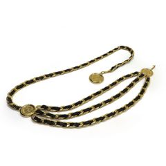 CHANEL シャネル ココマーク チェーンベルト 3連ベルト ゴールド