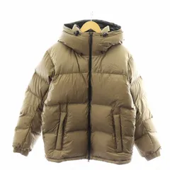 ザノースフェイス THE NORTH FACE ウィンドストッパー ヌプシフーディー WS Nuptse Hoodie ダウンジャケット フード ロゴ ナイロン アウター M 茶 ブラウン ND92162 /AN30 ■GY12のサムネイル