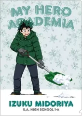 【中古】クリアファイル 緑谷出久(雪かき) A4クリアファイル 「僕のヒーローアカデミア」