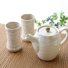 ティーポット セット おしゃれ 陶器 和食器 茶器セット 急須 きゅうす 湯のみ 日本製 美濃焼 茶碗 茶こし付き うのはな