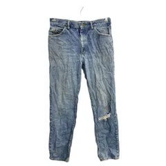Lee デニムパンツ W33 リー ブルー コットン USA製 古着卸 アメリカ仕入 2502-857