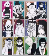 【中古】キャラカード 第十班＆第八班＆火影＆木ノ葉丸＆シズネ 「NARUTO-ナルト- ホロクリアカード12枚セット 第1弾」