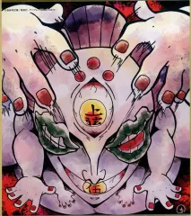 鬼滅の刃 刀鍛冶の里編　 ミニ色紙 童磨 玉壺 鬼滅の刃 全集中展 刀鍛冶の里編 複製ミニ色紙 参 童磨 1点