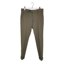 1PIU1UGUALE3 ウノピゥウノウグァーレトレ CREASE SLACKS FLAGSHIP STORE LIMITED スラックス パンツ MRP565 POE386 4 カーキ