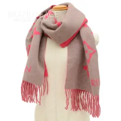 現行品 美品 ルイヴィトン エシャルプレイキャビック モノグラム マフラー LOUIS VUITTON(ルイ・ヴィトン) モノグラム エシャルプ
