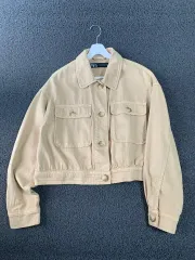ZARA(ザラ) ベージュ デニム ジャケット