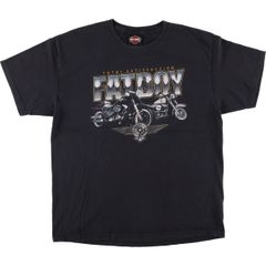 古着 ハーレーダビッドソン Harley-Davidson 鷲柄 イーグル柄 モーターサイクル バイクTシャツ USA製 メンズL相当/eaa585327