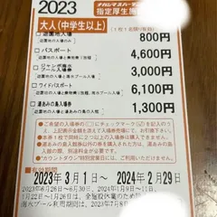 2023年最新】ナガシマスパーランド パスポートの人気アイテム - メルカリ