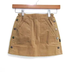 クミキョク スカート ボトムス コーデュロイ 未使用品 キッズ 女の子用 110サイズ ブラウン 組曲