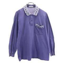 ピエールカルダン 長袖 ポロシャツ L パープル系 Pierre Cardin 鹿の子 メンズ 【中古】  【230125】 【PD】のサムネイル