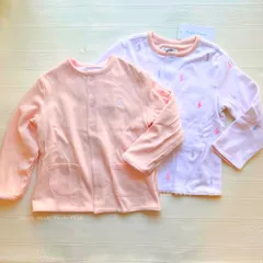 【90cm 】ベビー（女の子）リバーシブルカーディガン