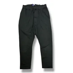 参考上代37400円 JUNYA WATANABE MAN 20SS サルエルスウェットパンツ イージーパンツ ジュンヤワタナベマン コムデギャルソン WE-P051 ブラック XS 89789A5