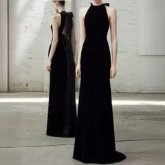 【新品 未使用】2026新作 カラードレス ロングドレス 演奏会 パーティードレス 赤 ベルベット ウェディングドレス ホルターネック 発表会 二次会 披露宴 上品 カラードレス レッド 