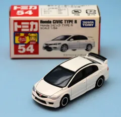 タカラトミー トミカ赤箱中国製 HONDA シビック TYPE R/新車シール付 54