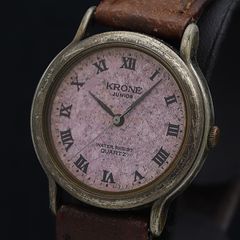 KRONE 手巻き 31mm ボーイズ 腕時計 アンティーク コルク文字盤 - メルカリ