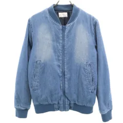 エルエイチピー シャンブレー 中綿ジャケット S ウォッシュブルー L.H.P Lazy Hazy Planet ブルゾン メンズ