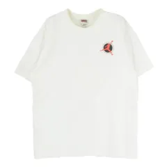 NIKE ナイキ ヴィンテージ 90s USA製 銀タグ AIR JORDAN FLIGHT CLUB ジョーダン プリント ホワイト系 XL【中古】