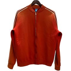 70s adidas フランス製 トラックジャケット VENTEX オレンジ 70s フランス製 Ventex adidas アディダス ジャージ オレンジ