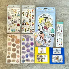 SNOOPY シール豪華10点セット【お買得】