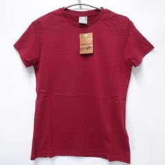 【未使用】ナイキ コットン Tシャツ 半袖 Mボルドー  465242-800 レディース NIKE