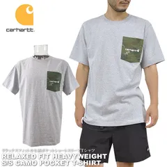 carhartt カーハート カモ柄ポケットティー半袖Tシャツ 海外限定