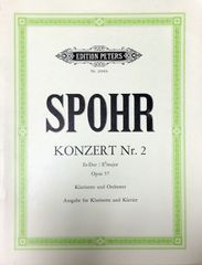 シュポーア クラリネット協奏曲 第2番 変ホ長調 作品57 (クラリネットとピアノ) 輸入楽譜 Louis Spohr Konzert Nr. 2 Es-Dur Opus 57 洋書