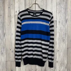 DIESEL ディーゼル 麻 リネン ヘンプ ボーダー ニット セーター S