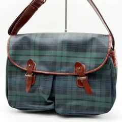 【美品】ラルフローレン メッセンジャーバッグ タータンチェック ヴィンテージ