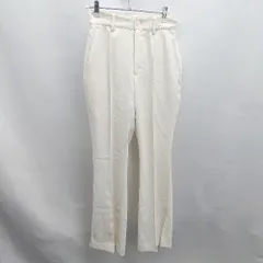 ◇ Θ JEANASIS ジーナシス ストレートパンツ サイズM ホワイト系 レディース E  【1505290007818】