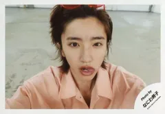 【中古】生写真(ジャニーズ) なにわ男子/道枝駿佑/横型・バストアップ・衣装ピンク・頭にサングラス・舌出し・カメラ目線/「ジャニーズJr.8・8祭り～東京ドームから始まる～」セルフィー/公式生写真