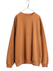 【お得なクーポン配布中!】 US企画 カーハート ヘビーウェイト スウェット メンズ XL / 古着 CARHARTT ワーク トレーナー スエット 裏起毛 ワンポイント 大きいサイズ