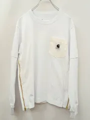 sacai × Carhartt WIP サカイ×カーハート 長袖Tシャツ 日本製 240726S コットン100% S ホワイト 通年