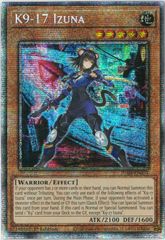 ☆アジア版☆ 遊戯王 K9-17号 イヅナ シク 3枚 ルプス シク1枚 遊戯王/英語版/北米版/K9－17号 イヅナ/K9-17 Izuna/スターライトレア