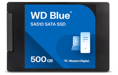 【未使用】Western Digital 500GB WD Blue SA510 SATA 内蔵ソリッドステートドライブ SSD - SATA III 6Gb/s 2.5インチ/7mm 最大560MB/s - WDS500G3B0A