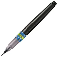 【 新品 未開封 】 呉竹 速乾 墨液 くれ竹筆 小ぶり 極細 ブリスター QDDB16234B 未使用 送料無料のサムネイル