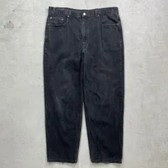 90～00年代 Levi's リーバイス 550 RELAXED FIT ブラックデニムパンツ テーパード メンズW40 