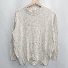 ◇ ⊇ BAYFLOW ベイフロー ニット 薄手 長袖 セーター サイズ3 ライトベージュ レディース E  【1502030036220】
