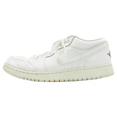 NIKE AIR JORDAN ナイキ ジョーダン 553560-101 AIR JORDAN 1 LOW GS AJ1 ウィメンズ エアジョーダン ロー スニーカー ホワイト系 24.5cm【中古】