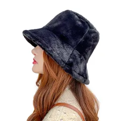 [G-tiamo] [ジーティアモ] バケット ハット 帽子 バケハ レディース バケットハット はっと ぼうし ばけは 秋冬 ボウシ かわいい (JP, アルファベット, Free Size, ブラック) [ブラック] [Free Size]