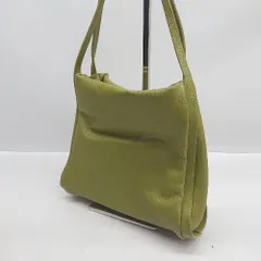 ◇ ◎ ZARA ザラ 無地　フェミニン　デイリーカジュアル　シンプル ハンドバック グリーン系 レディース E  【1506190015866】