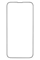 iFace iPhone 14 Plus/13 Pro Max ガラスフィルム ガイド枠付き (のぞき見防止)【iphone14プラス 用 アイフォン14plus 用 13プロマックス 用 13promax 表面硬度9H ラウンドエ [のぞき見防止・ブラック]