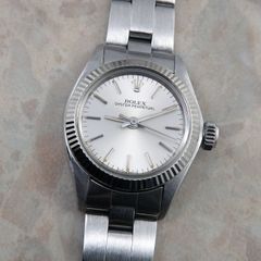 ロレックス レディース オイスターパーペチュアル WG フルーテッドベゼル 6719 希少 ノンデイト 1972年 ROLEX 自動巻 ヴィンテージ時計
