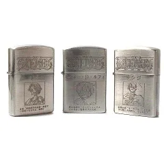 ワンピースONE PIECEレーザー彫刻ZIPPO風オイルライターセット