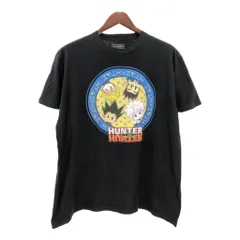 HUNTER×HUNTER ハンターハンター 半袖Ｔシャツ アニメ キャラクター ブラック(メンズ X-LARGE)中古 古着 T9538のサムネイル