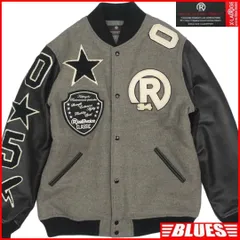 【美品】2023年モデル エクストララージ 袖レザー　スタジャン Mサイズ 2023年モデル エクストララージ 袖レザー スタジャン Mサイズ